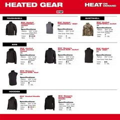 Milwaukee 234G-21M M12 Women's Heated Axis Jacket Kit Gray Medium