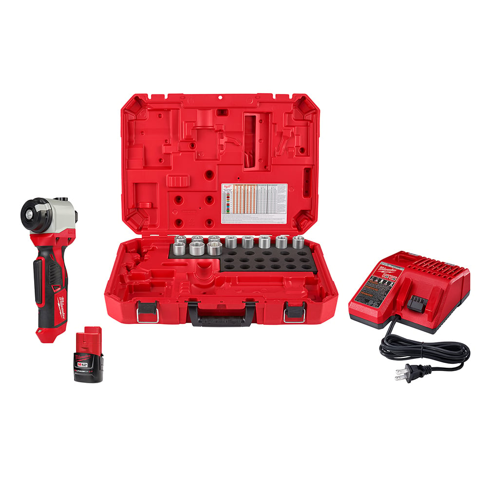 Milwaukee 2435AL-21 M12 Cable Stripper Kit for Al THHN/XHHW