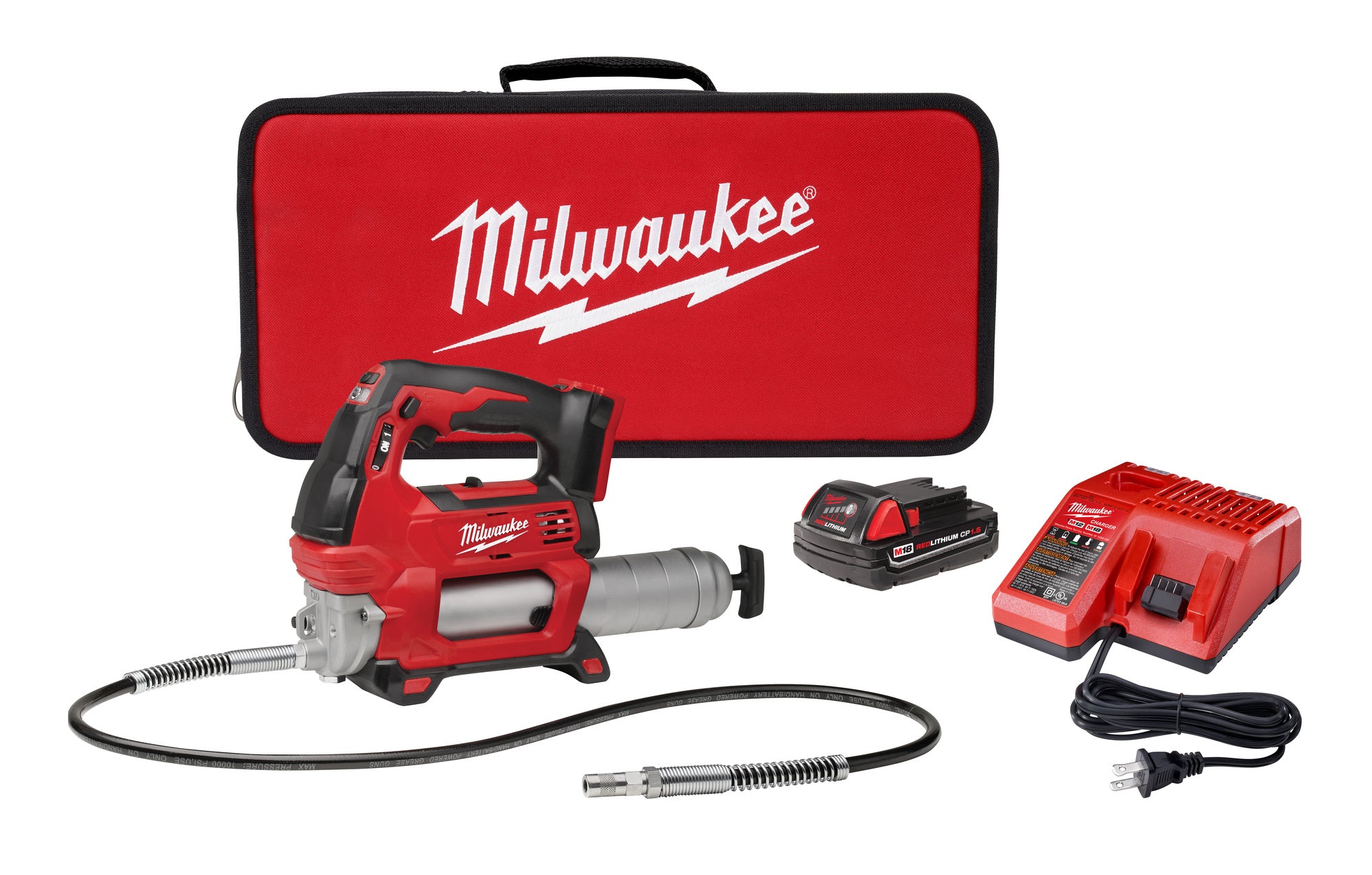 Milwaukee 2646-21CT M18 Grease Gun Kit