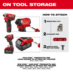 Milwaukee 48-32-4098 Shockwave Impact Duty Drill, Drive & Fasten Set 75PC Replacement MPN