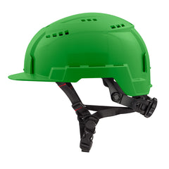 Milwaukee 48-73-1326 BOLT Green Front Brim Vented Safety Helmet