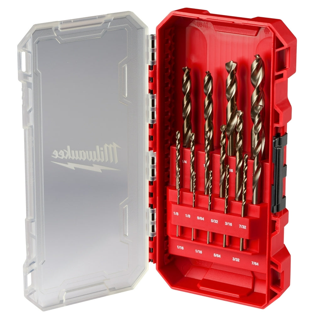 Milwaukee 48-89-2370 Red Helix Cobalt Drill Bit Set 15PC