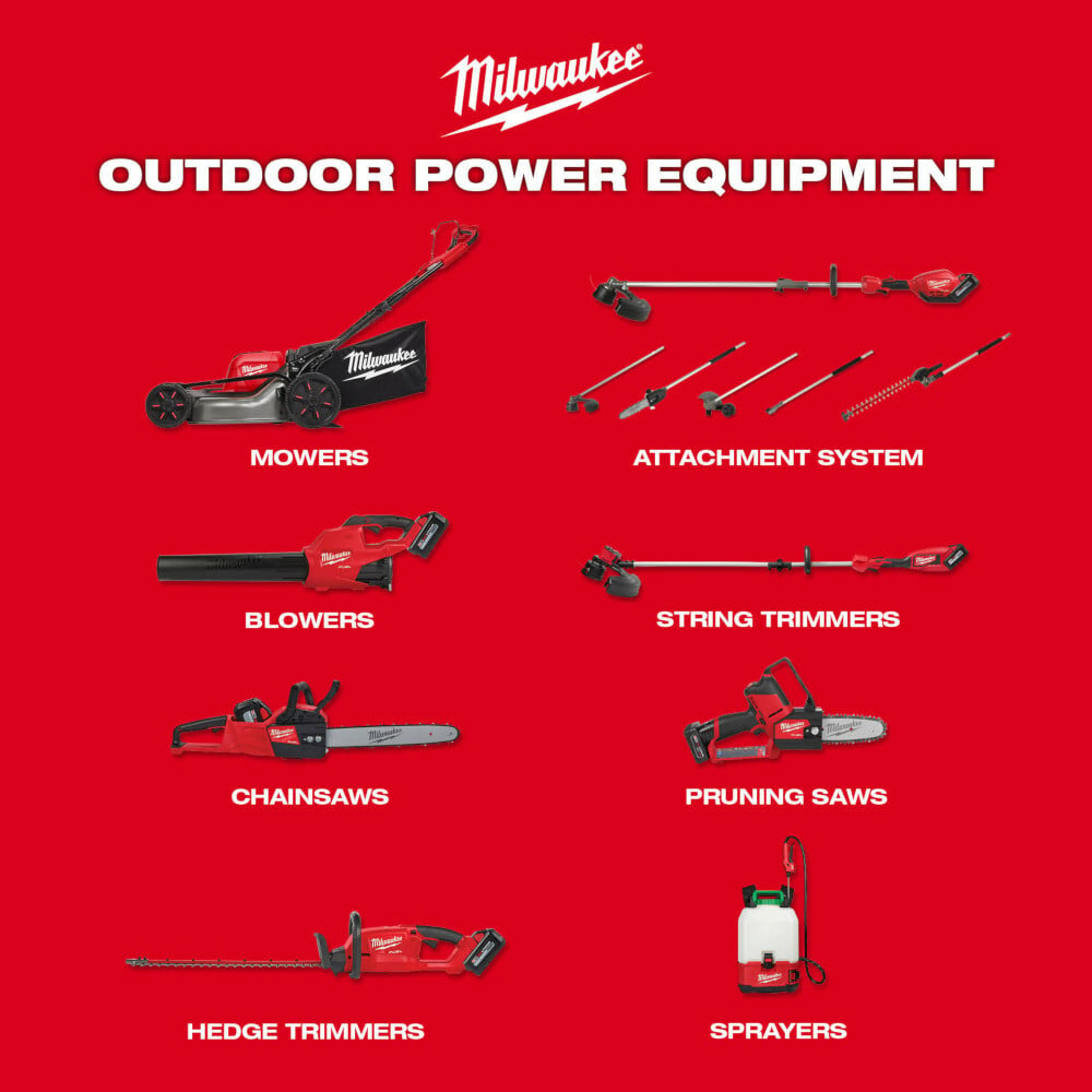 Milwaukee 49162720 M18 FUEL QUIK-LOK 10 Pole Saw Attachment