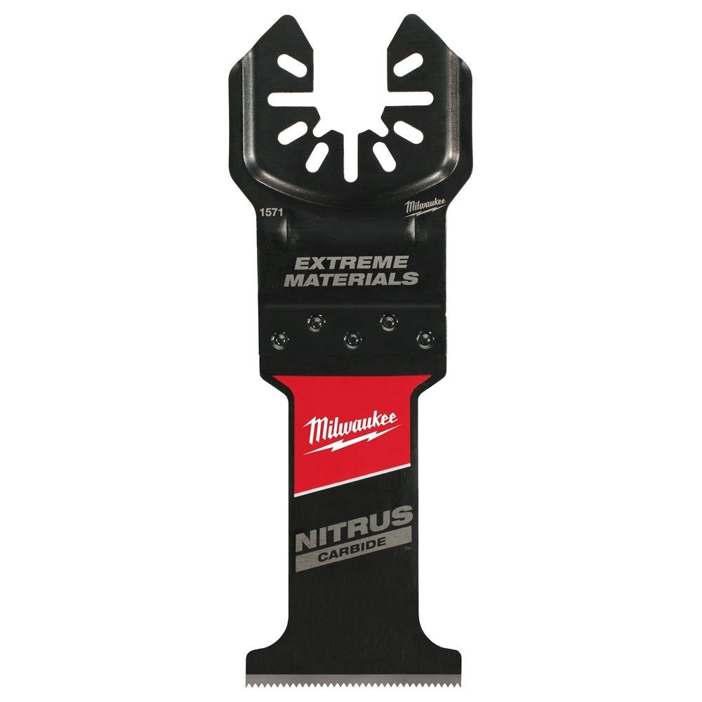 Milwaukee Tool 49-25-1571 NITRUS CARBIDE Extreme Materials Universal Fit OPEN-LOK Multi-Tool Blade 1PK