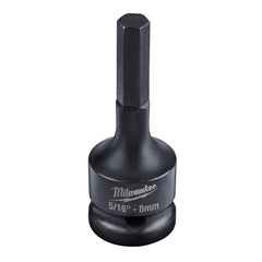 Milwaukee 49-66-5141 Shockwave Lineman's 1/2 Drive 5/16 - 8Mm Hex Bit Socket