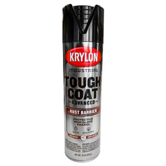 CULLY 37474 Krylon Industrial Tough Coat with Rust Barrier Technology, High Gloss Black Enamel Paint, OSHA Black, 20 oz can, 15 oz fill