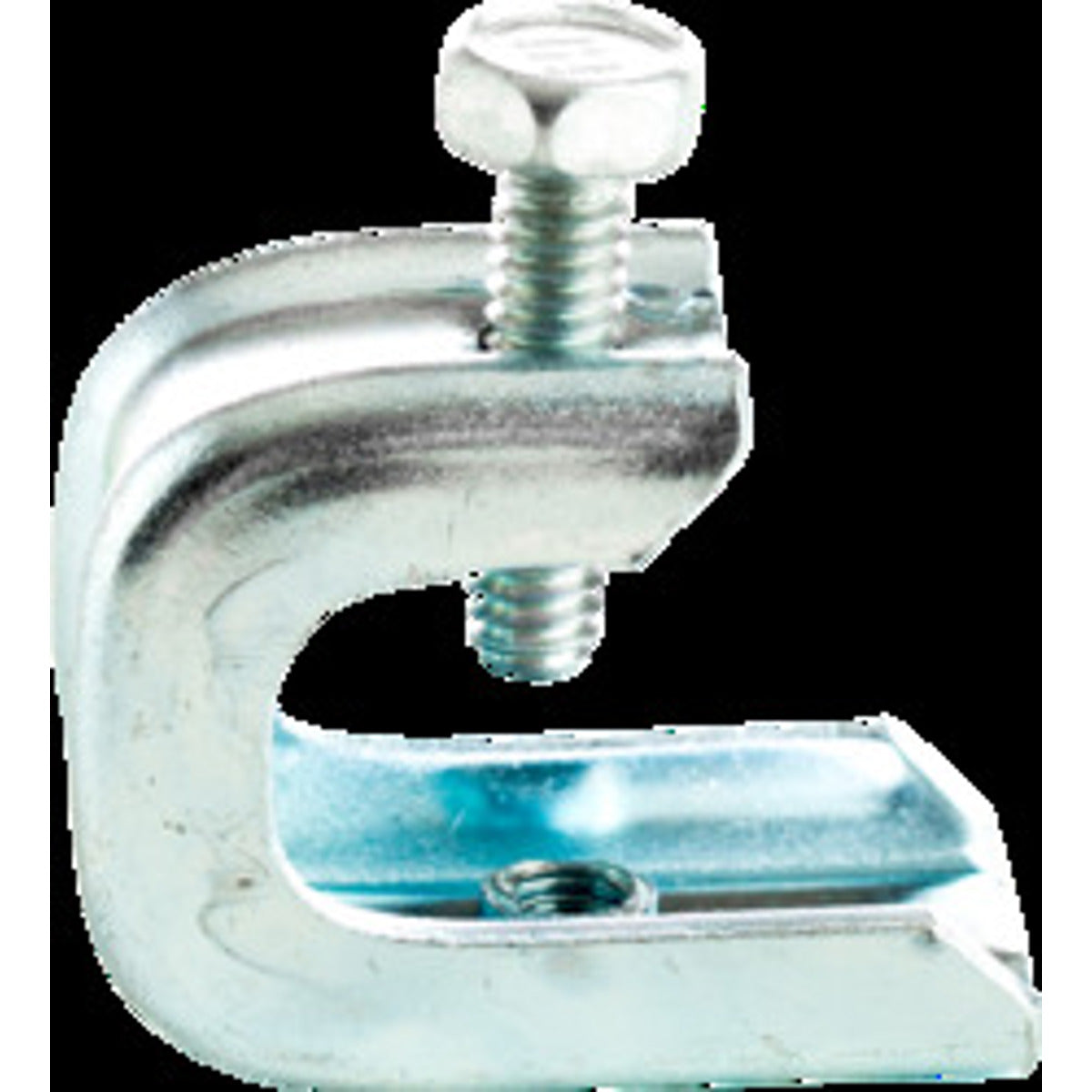 Minerallac 602 Set Screw Beam Clamp (Steel) Fits Up to 3/4 Flange 3/8-16 Tapped Hole Zinc Plated