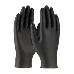 West Chester 2920/L PosiShield Disposable Nitrile Gloves Powder Free Large Black 100 Gloves/Box