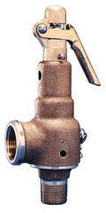 Kunkle Valve 6021FET01AAM0150 1x1.25 150# 2571PPH Steam Relief Valve