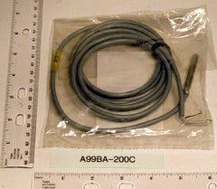 Johnson Controls A99BA-200C PTC Temperature Sensor with 2 Standard Probe and 6-1/2 ft Shielded PVC Cable