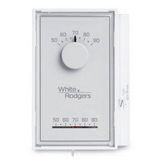 White-Rodgers 1E50N-301 Mercury-Free Mechanical Thermostat, 5.25 inches