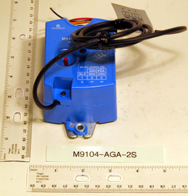 Johnson Controls M9104-AGA-2S Series M9104 Electric Non-Spring-Return Actuator, Floating Control, 35 lb-in Torque