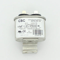 Reznor 163894 Oval Capacitor with Mounting Bracket 370V 4 MFD