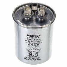 Rheem 43-25133-11 Capacitor 35/3/440 Dual Round