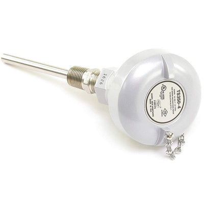 Fireye TS350-4 Temperature Sensor Range 32f - 350f 4-20 ma Output Insertion Length 4 Stainless Steel Thermowell