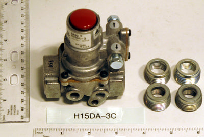 BASO H15DA-3C 3/4 NPT Automatic Pilot Valve 402000 BTU Replaces H15CA-1 1922D2 1922D3 160-9566 P-9155 B815-400 8815-400