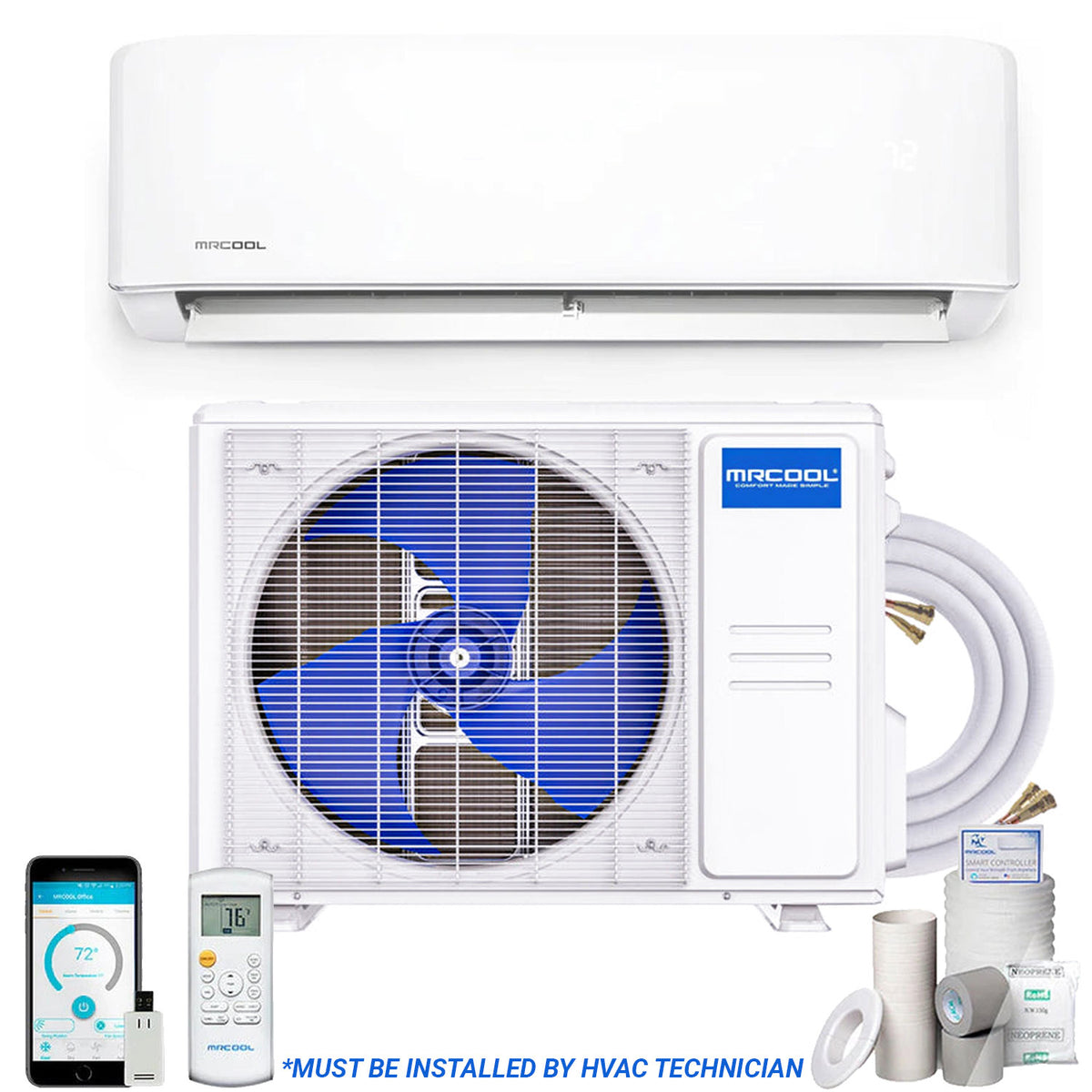 MRCOOL A-18-HP-230D-O MINI SPLIT AC SYSTEMS