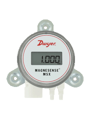 Dwyer MSX-W20-IN-LCD Differential Pressure Transmitter Wall Mount LCD Display