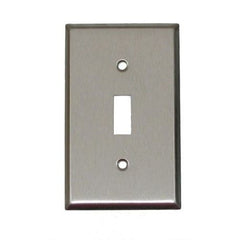 Mulberry 93071 Standard Wallplate, 1 Gang, 4-1/2 in H x 2-3/4 in W, 302 Stainless Steel