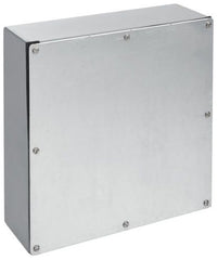 nVent A886GSC HOFFMAN Galvanized Box, Screw Cover 8 in L x 8 in W x 6 in D REPLACEMENT MPN