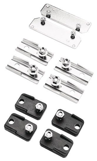 Hoffman CMFK Mounting Foot Kit, Qty 4, Fits Concept Enc, Steel/zinc