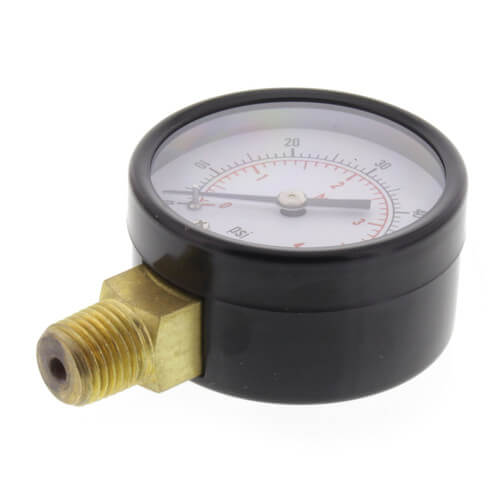 CALEFFI NA10363 AutoFill Pressure Gauge 0-60 PSI 1/4 Inch NPT Replacement