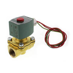 ASCO 8210G34LF Solenoid Valve 1/2 Inch NO 0/150# Air Water Oil 120V