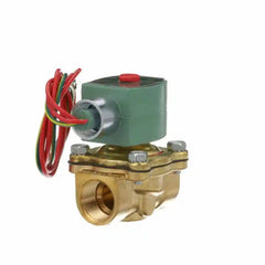 ASCO 8210G9HW 3/4 Inch NPT 120V Brass Solenoid Valve for Hot Water Service