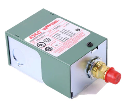 Asco HB40A214 H Series Adjustable Deadband Pressure Switch General Purpose Enclosure 1/4 Inch Pipe Size 4 psi-12 psi Adjustable Operating Range