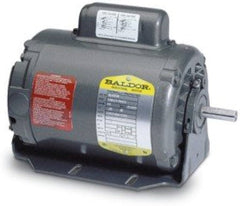 Baldor Motor RL1304A 1/2 HP 115/230 VAC 1 Phase 56 Frame 1800 RPM ODP Fan and Blower Motor