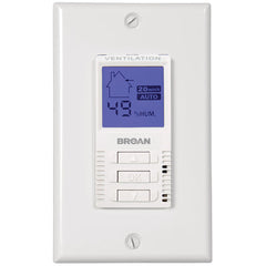 Broan VT7W Deco-Touch Wall Control for ERV and HRV Units in White