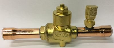 NDL NBV04S 1/2 Ball Valve with Schrader Valve