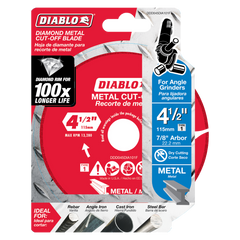 Diablo DDD045DIA101F 4-1/2 in Diamond Metal Cut Off Blade