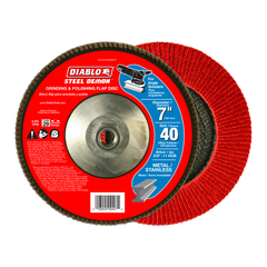 Diablo DCX070040B01F 7 40Grit Flap Disc Grinding & Polishing Type 29