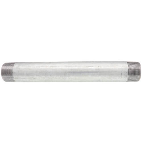 Everflow NPGL1111 1-1/4 x 11 Galvanized Steel Nipple