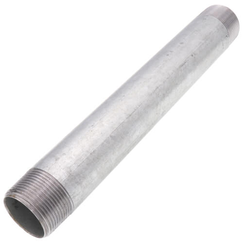 Everflow NPGL1111 1-1/4 x 11 Galvanized Steel Nipple