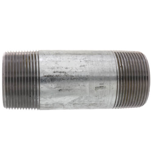 Everflow NPGL1545 1-1/2 x 4-1/2 Galv Steel Nipple