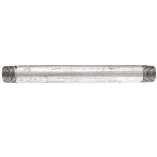 Everflow NPGL3490 | 3/4 x 9 Galvanized Steel Nipple