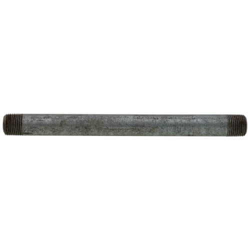 Everflow NPGL3870 3/8 x 7 Galvanized Steel Nipple