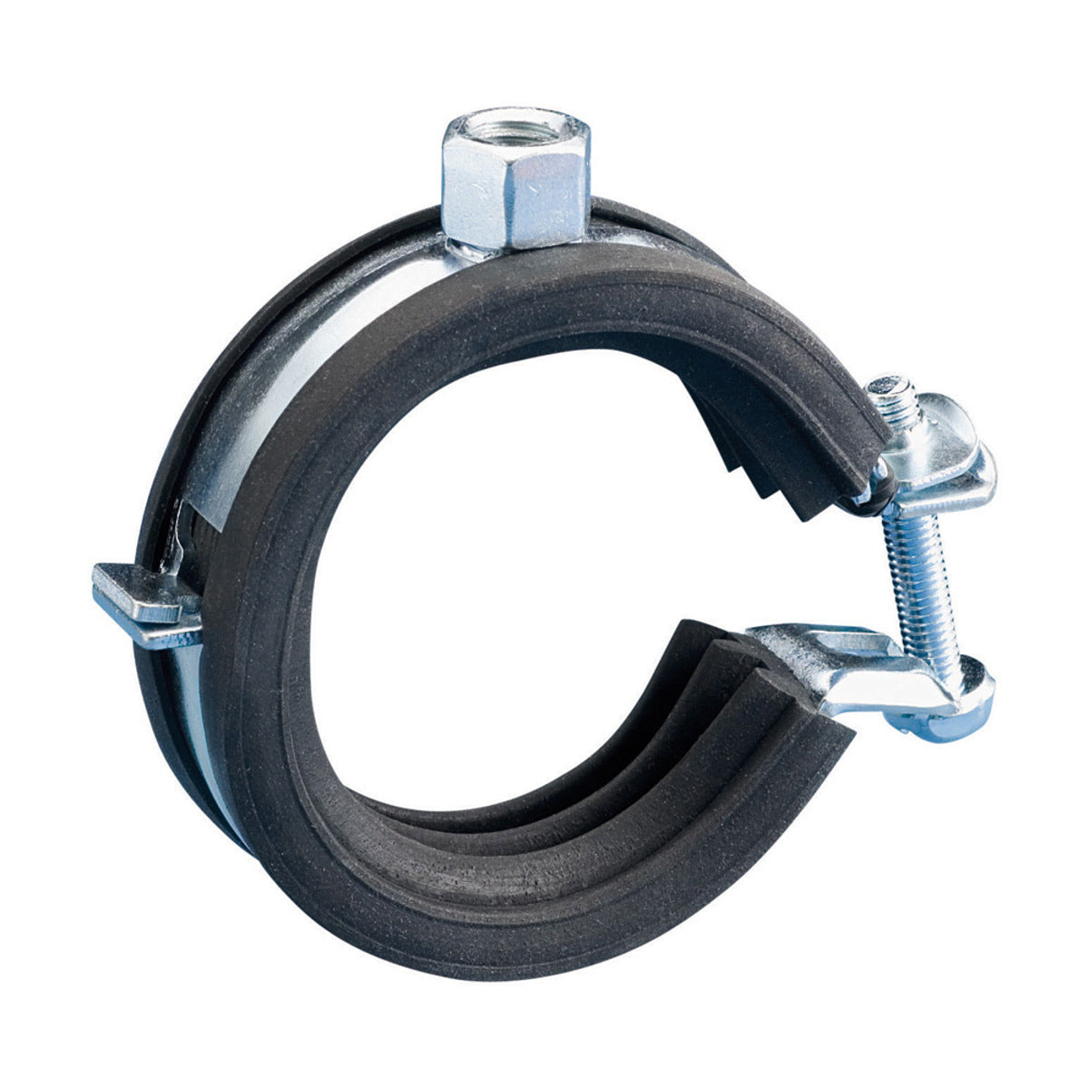 nVent CADDY 454010 Standard Duty Pipe Cushioned Clamp, 2 In Pipe, 180 lb Load