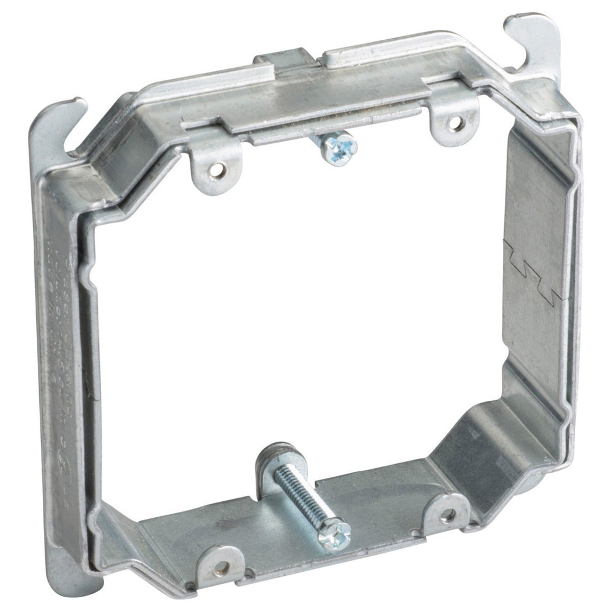 nVent AMR1024DG Adjustable Mud Ring, 2-Gang, 4 Inch Square