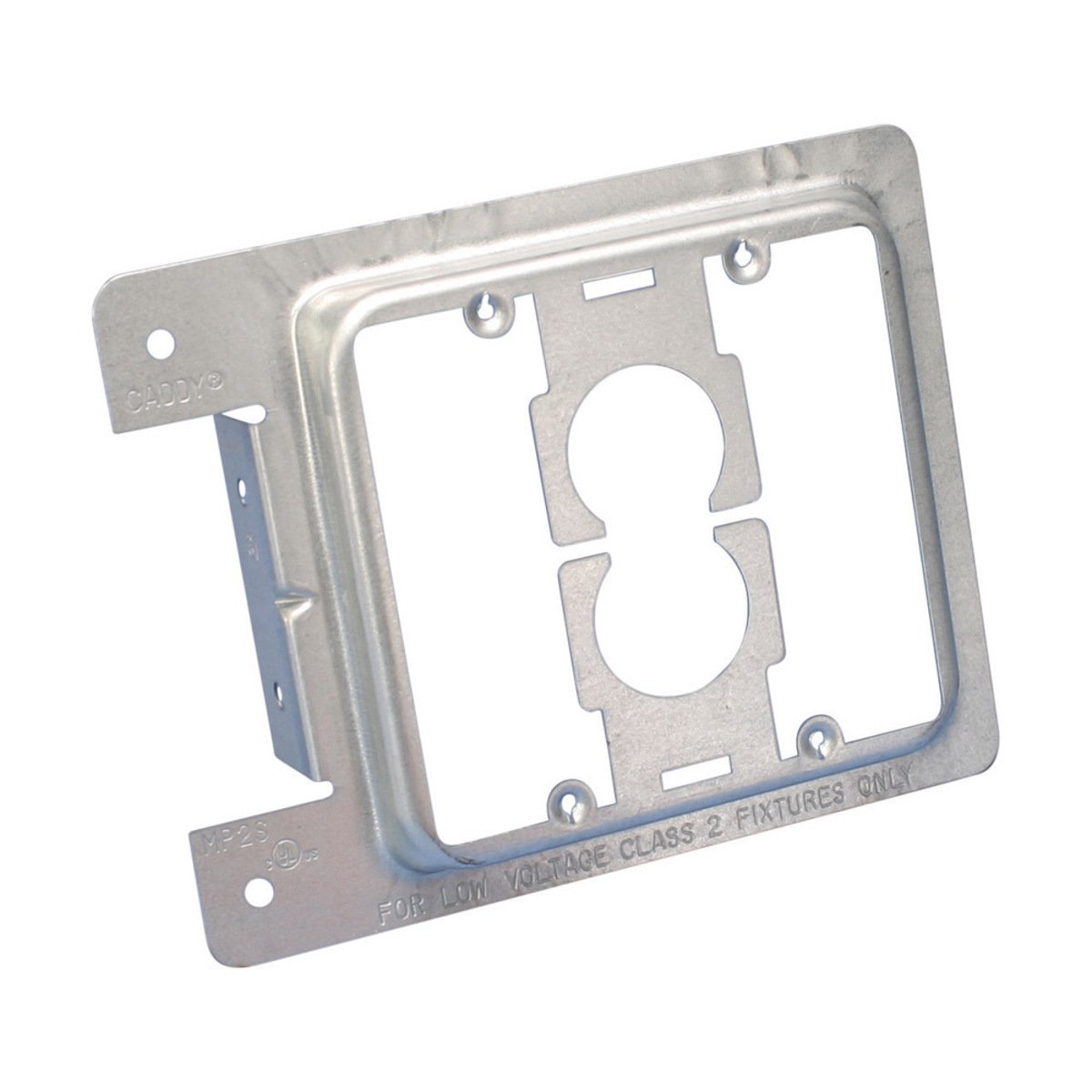 nVent CADDY MP2S Low Voltage Mounting Plate for New Construction, 2-Gang, Pregalvanized Steel