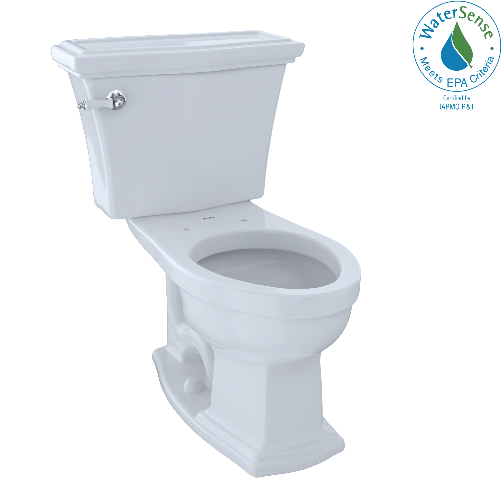 Toto CST784EF#01 Eco Clayton 1.28 GPF Two-Piece Elongated Toilet Cotton White