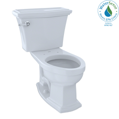 Toto CST784EF#01 Eco Clayton 1.28 GPF Two-Piece Elongated Toilet Cotton White