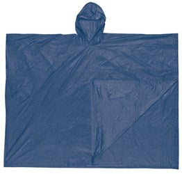 MCR Safety O43 Schooner Poncho with Hood - 0.10 mm Thickness - 80 in Length - PVC Material