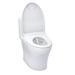 Toto MW6464726CEMFGN#01 WASHLET+ Aquia IV One-Piece Elongated Dual Flush 1.28 and 0.9 GPF Toilet