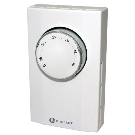 Ouellet OTL221 Mechanical Thermostat, SPST Thermostat, 41 to 90 deg F per Day