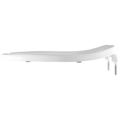 Bemis 1655SSCT-000 Elongated Open Front Toilet Seat in White