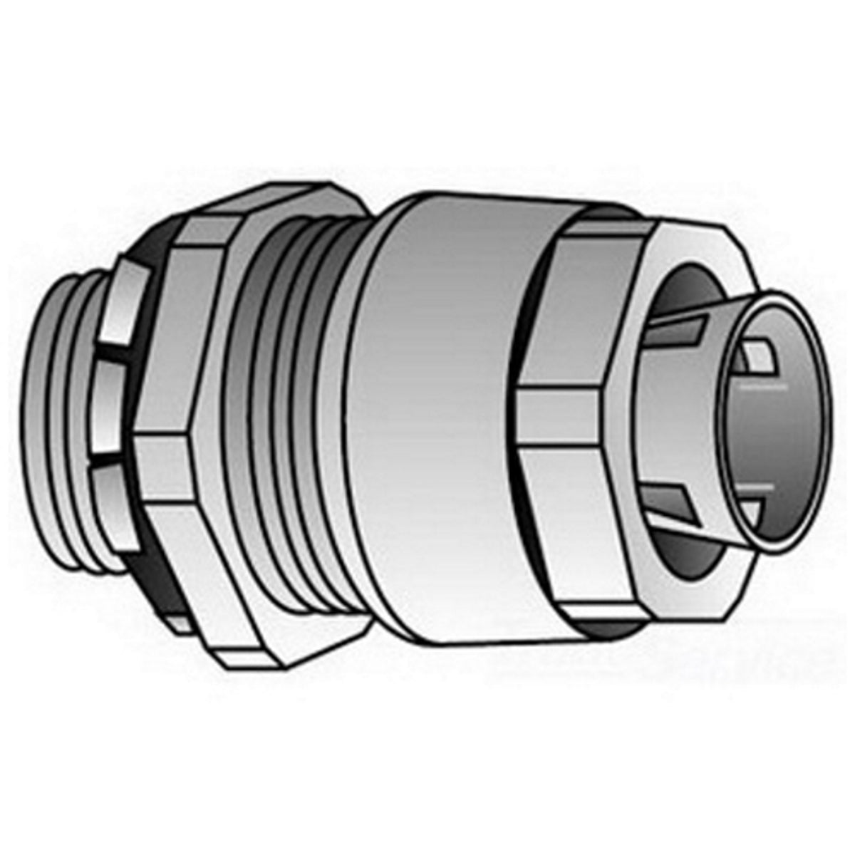 O-Z/Gedney SR75625 O-Z/Gedney SR-75-625 3/4 Inch Straight Strain Relief Connector