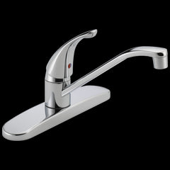 Peerless P110LF Single Handle Kitchen Faucet - 1.8 GPM - 3 Hole Installation